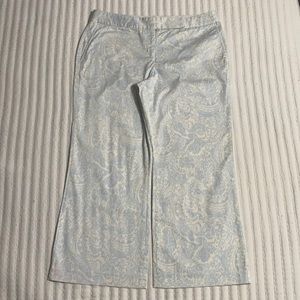 Editor blue and white pants